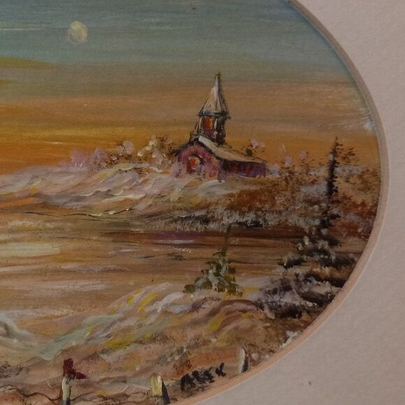 Alex McIntyre "Sunday Winter" Painting - Picture 3 of 10